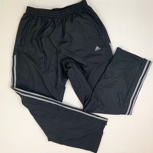 ADIDAS Black Stripe Lined Sports pants